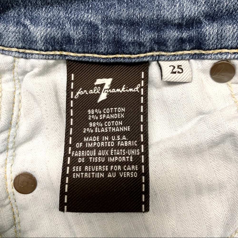 7 for all mankind the skinny crop & roll - Picture 5 of 6
